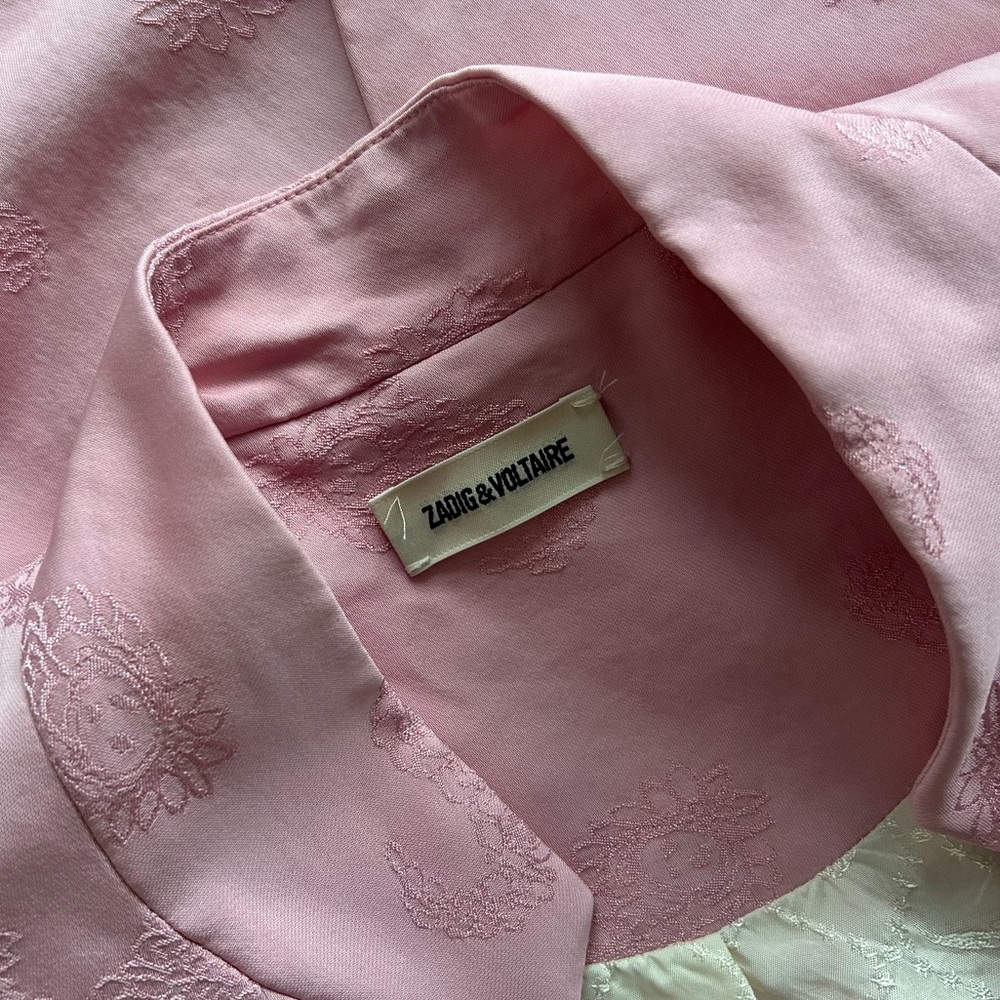 ZADIG & VOLTAIRE Pink Paisley Jacket - Picture 7 of 9